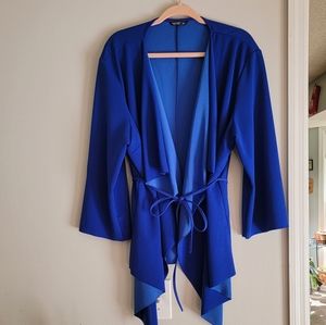 NWOT Waterfall Collar Belted Coat size 4x (20)
